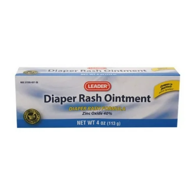 Farmacias Savia Leader Diaper Rash Ointment with Zinc Oxide in 4oz tube, soothing cream for diaper rash relief.