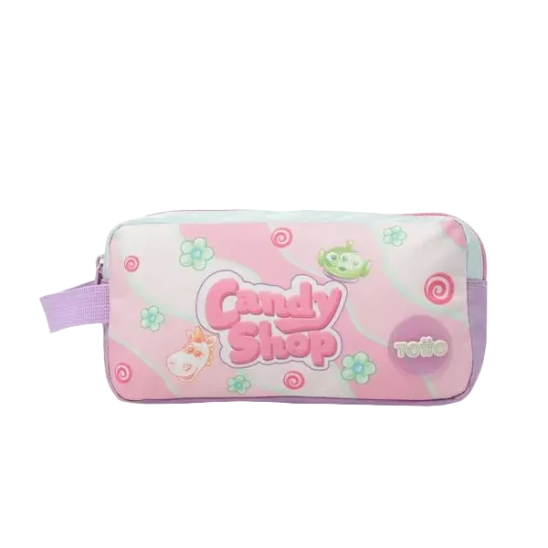 LONCHERA TOTTO Rue Bomper Lots Gummy lunchbox by Farmacias Savia, featuring colorful gummy bear design on a compact container