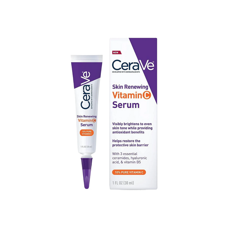 CeraVe Skin Renewing Night Cream in 1.7oz jar, hydrating skincare product with ceramides for skin renewal and moisture.