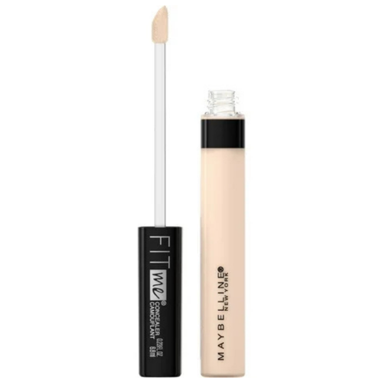 Maybelline Fit Me Concealer Fair 10 tube showing the product label and packaging for even skin tone coverage.