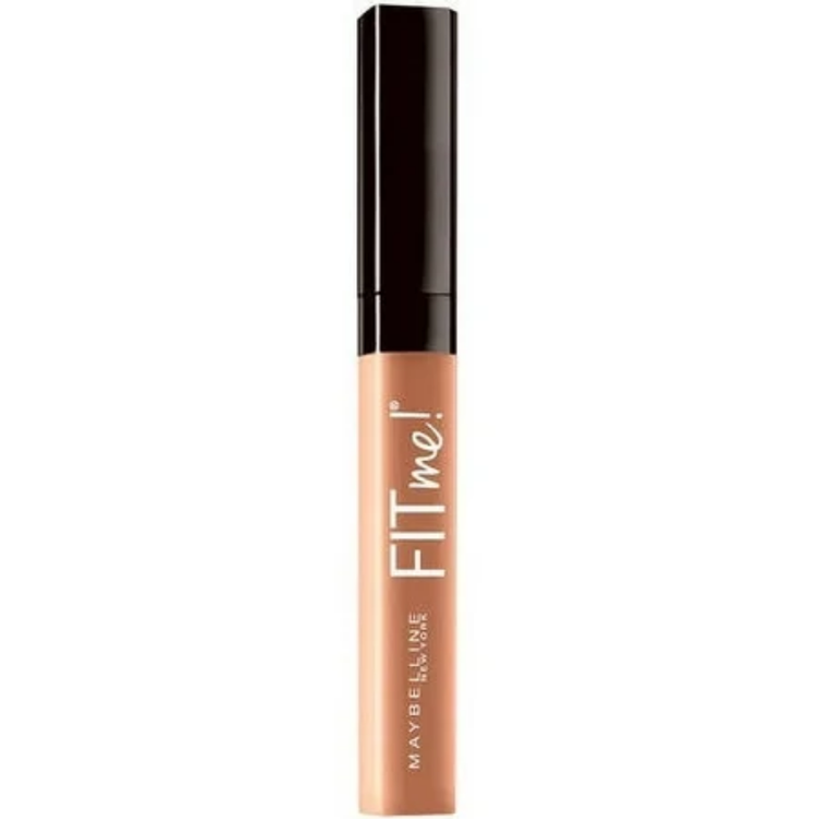 Maybelline Fit Me Liquid Concealer makeup in medium shade, 0.23 fl oz, with a sleek applicator and smooth liquid texture.