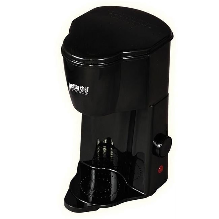 Black Better Chef personal coffee maker for single serve brewing, compact design, perfect for quick coffee at home or office.