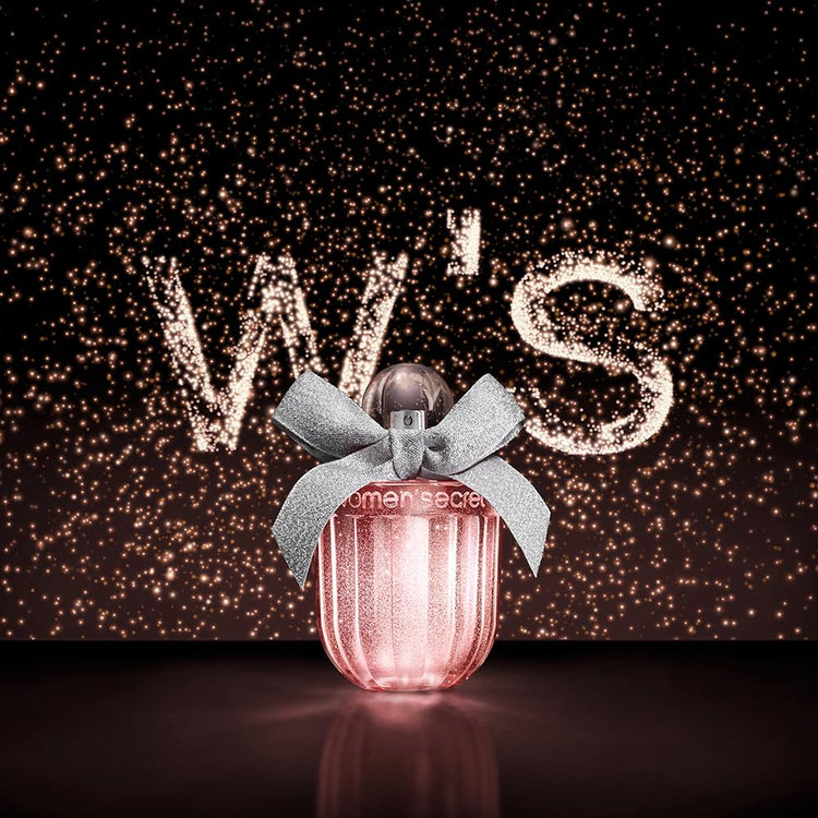 Women Secret Ladies Rose Seduction EDP spray 3.4 oz bottle, floral fragrance for women, displayed in a sleek perfume bottle