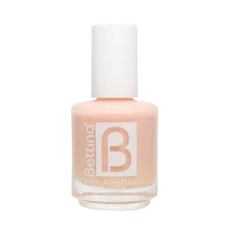 Farmacias Savia Bettina French 3 Nail Polish bottle with pink cap and label, 0.5oz, showcasing the cosmetic product.