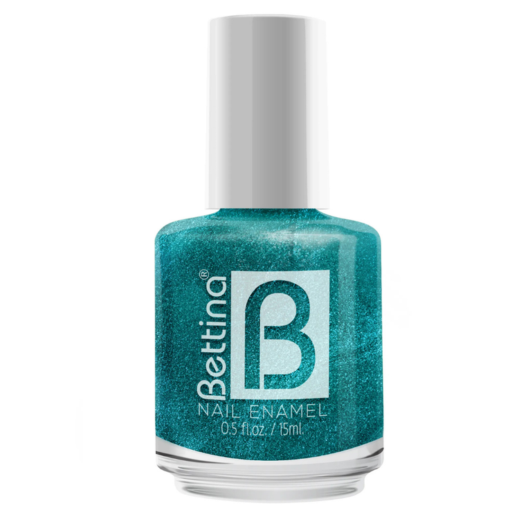 Bettina Solidarios nail polish in 0.5oz bottle, showcasing vibrant color and sleek design from Farmacias Savia cosmetic collection.