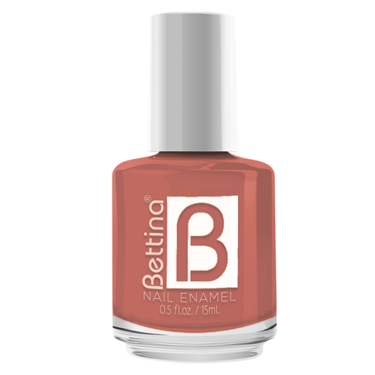 Farmacias Savia Bettina Nail Enamel Taffy 0.5oz bottle with pinkish-taupe nail polish visible in the image