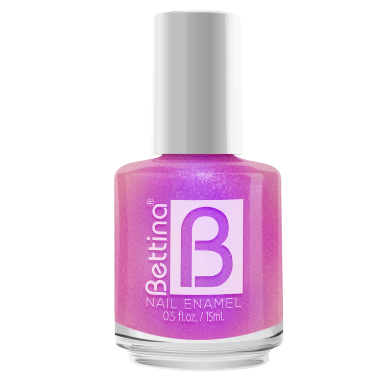 Bottle of Esmalte Bettina Salinas 1588 nail polish by Farmacias Savia, showing the 0.5oz container with colorful label