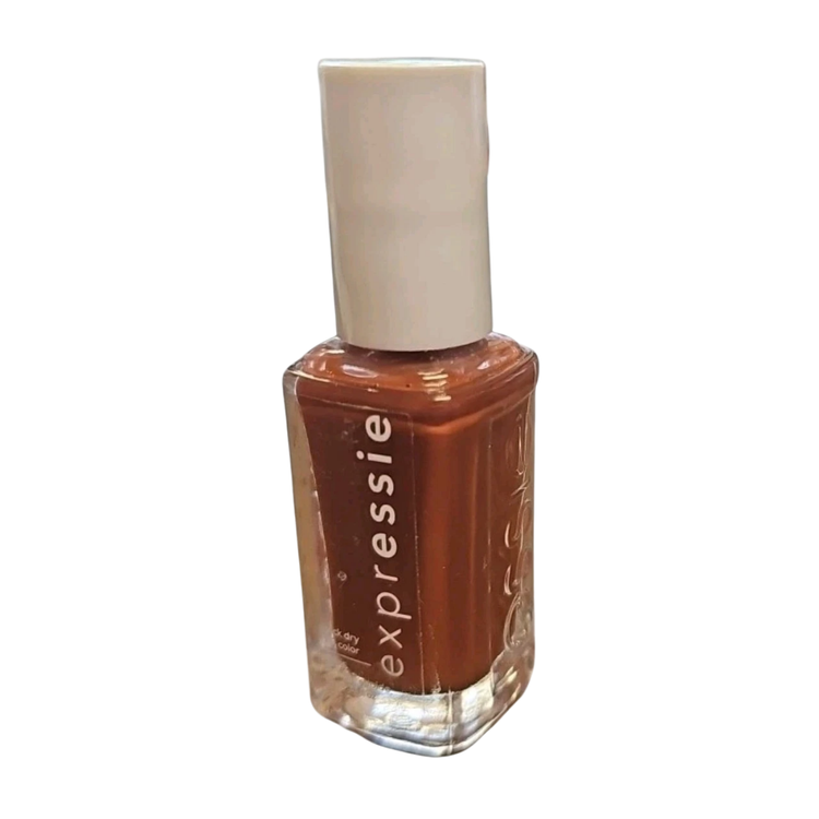 Essie Expressie Quick Dry Nail Polish in Breaking the Bold 275, showing vibrant pink color in a 0.33oz bottle.
