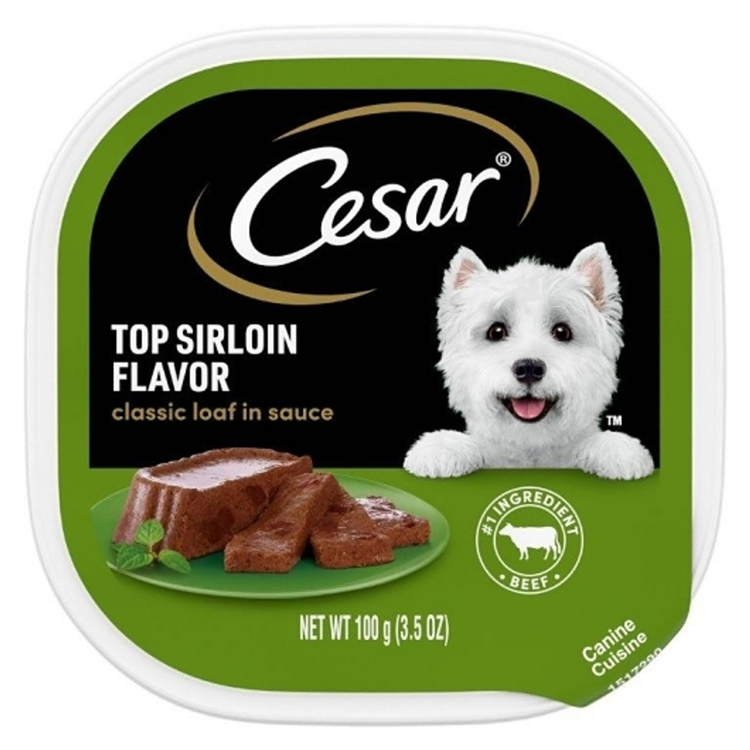 Cesar Sirloin Flavor in Sauce, 3.5 oz, savory meat sauce from Farmacias Savia for meals or snacks.