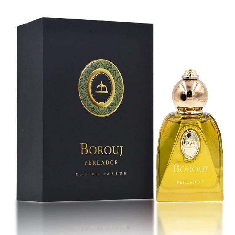 Unisex Dumont Borouj Perlador Eau de Parfum bottle by Farmacias Savia, 2.9oz, with elegant perfume bottle design.