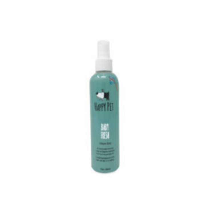 Happy Pet Baby Fresh Cologne 17oz bottle from Farmacias Savia, designed for pet health and care.