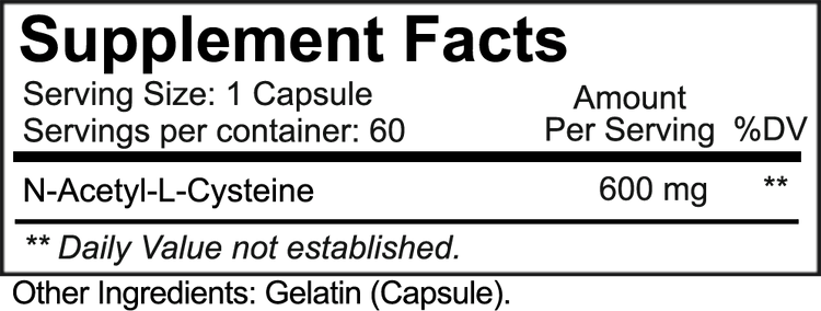 Nutritional supplement image of NutraKey NAC 600mg BCAA amino acids capsules in a bottle, dietary supplement for health and wellness.