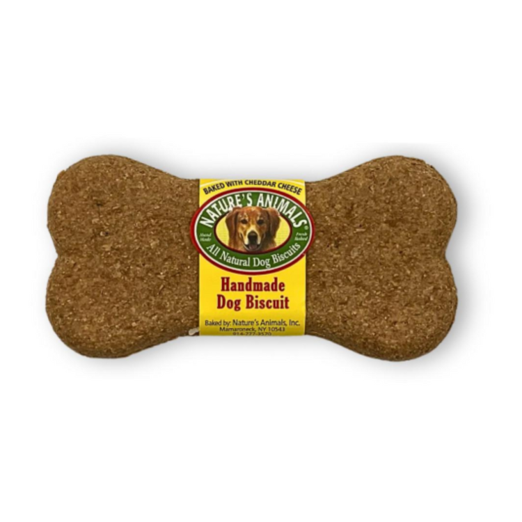 Dog biscuit with cheddar cheese from Nature&