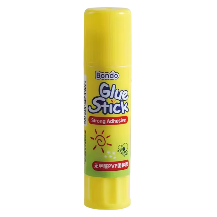 Bondo Pega en Barra Adhesión Fuerte mediana, escolar adhesive stick from Farmacias Savia, shown in a close-up image.