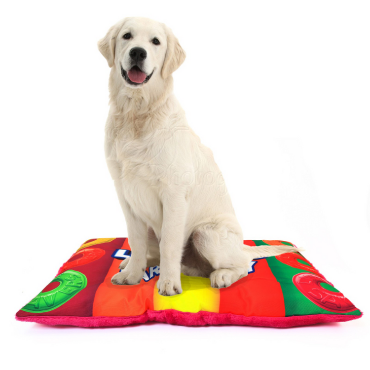 Farmacias Savia Pet Bed Lifesaver for pets, soft and cozy pet bed with plush fabric, ideal for comfort and relaxation.