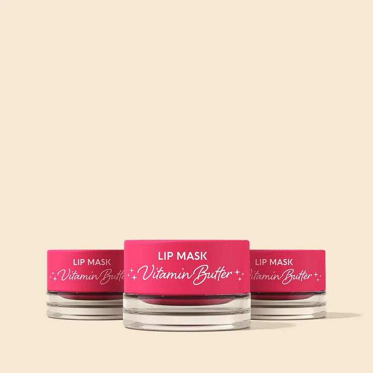 Maree Lip Moisturizer and Plumping Balm tube showing smooth, hydrated lips with a shiny finish.
