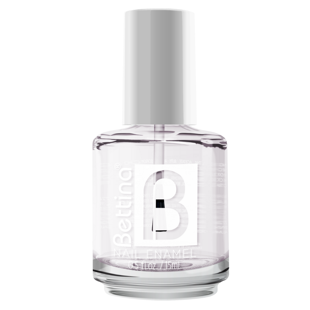 Farmacias Savia Bettina Natural Nail Polish bottle with clear label and neutral-colored polish inside.