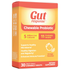 Chewable probiotic tablets in orange flavor by Farmacias Savia, Gut Response 5 billion CFU, 30 tablets on a white background.
