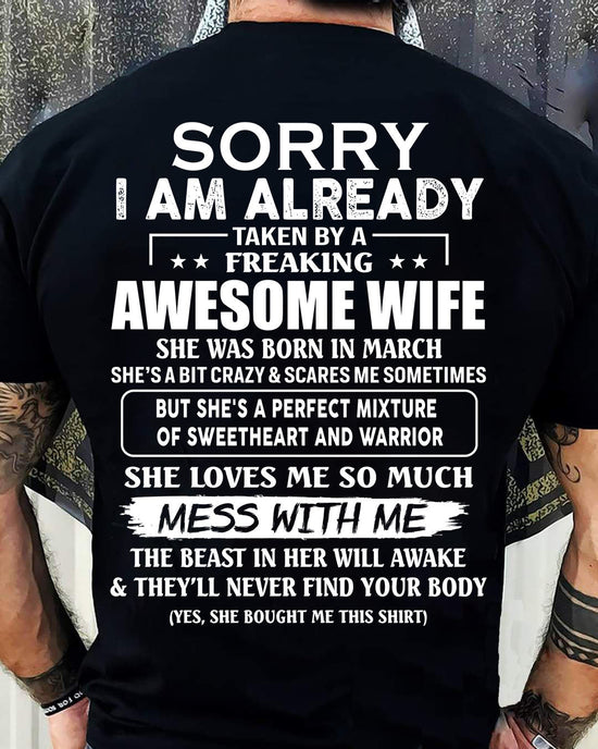 wife March - Perfect gift for your husband - NGHL03 (SKU68-86-03)
