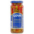 Alcaparrado con aceitunas manzanilla, pimientos y alcaparras en frasco de 8 oz, de la marca GOYA con etiqueta en la imagen.