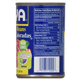 Canned Goya Red Kidney Beans (Habichuelas Coloradas) in 15.5 oz can with label visible, showing red beans inside the can.