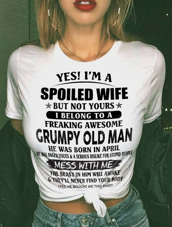 Grumpy Old Man April – Perfect gift for your wife – NGHL04 (SKU08-63-04)