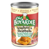 Canned Chef Boyardee Spaghetti in Tomato Sauce, 15oz, with label showing pasta and tomato sauce illustration.