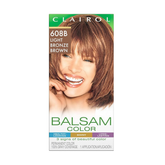 Clairol Balsam Color Variety kit with multiple hair dye shades in a packaging box, designed for at-home hair coloring.