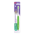 GUM Orthodontic Soft 124 4-Row Toothbrush with lid, designed for orthodontic care, featuring soft bristles and protective cover.