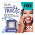Fragrance-free Olay Cleansing Melts with Retinol, daily facial cleanser in a 32-count pack, suitable for sensitive skin.