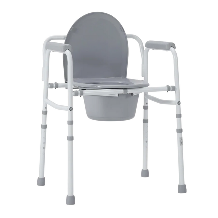 Portable 3-in-1 bath chair by Farmacias Savia, lightweight and adjustable with cushioned seat and support for safety and comfort.
