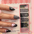 Pink Venom nail strips by Cutie Pop Nail Shop featuring vibrant pink and black venom-inspired designs on glossy nail strips.