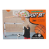 Dinosaur 2-in-1 basketball hoop and soccer goal sport set for kids with colorful dinosaur design and adjustable height.