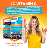 Latin Doctor VT C 1000+Zinc & Selenium supplement in a 60-count bottle, featuring vitamin C, zinc, and selenium for immune support.