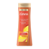 Farmacias Savia Caress Mango Almond Oil Body Wash bottle with label, highlighting nourishing ingredients and smooth skincare.