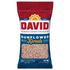 Roasted and salted David sunflower kernels in a 3.75 oz package, showing golden sunflower seeds ready to snack.