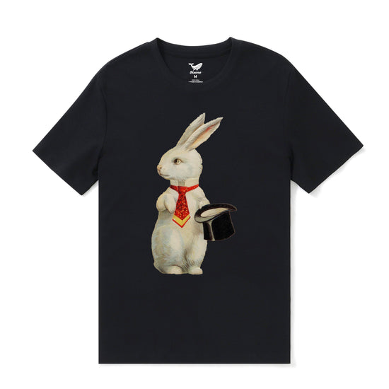 Easter Hawaiian Tee For Men Best Easter Wishes Tee Crew Neck 100% Cotton - BLACK