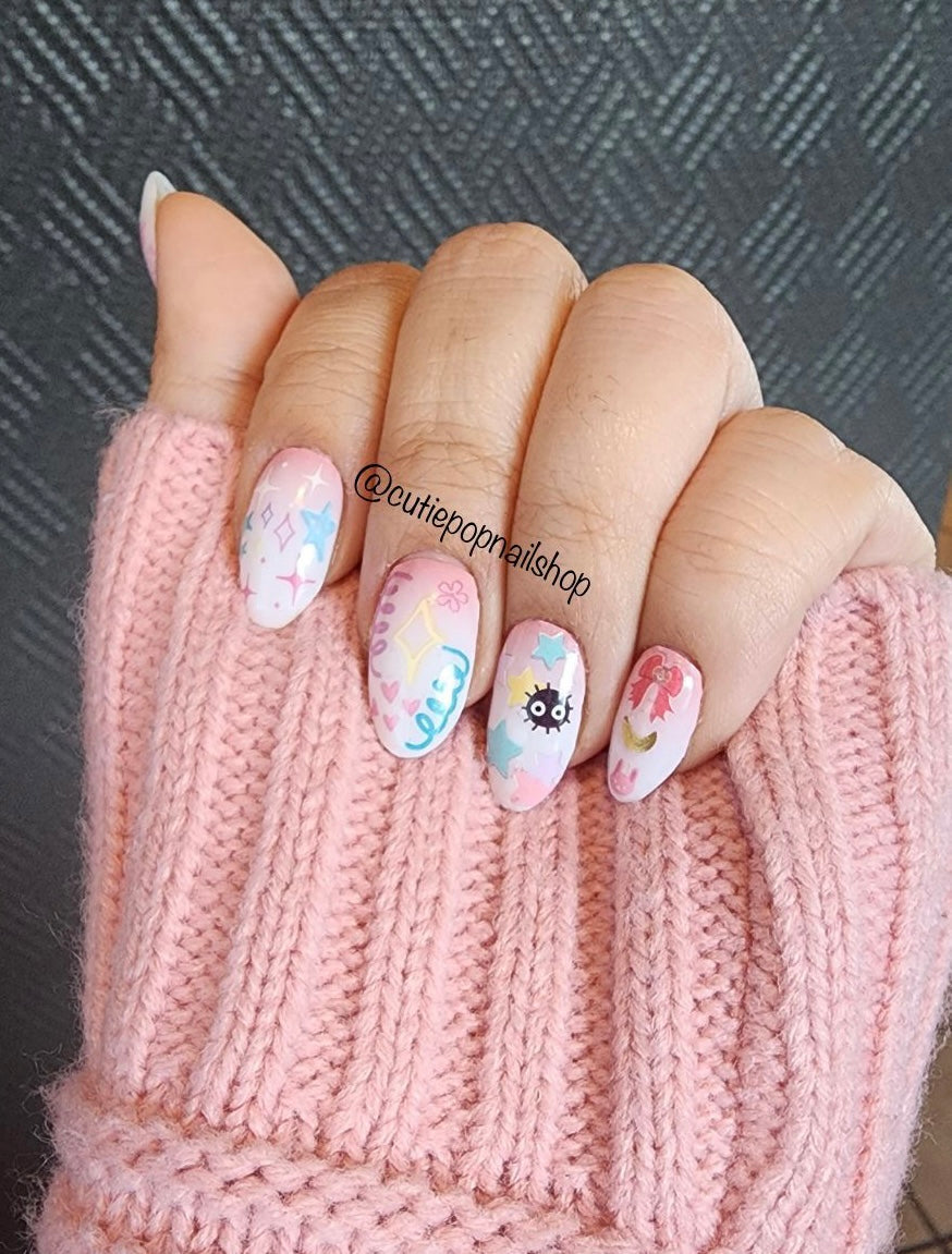 Pastel Eevolution nail polish from Cutie Pop Nail Shop, showcasing a soft pastel shade with smooth, glossy finish.