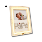 Set de regalo para hombre "Marco para papá con luz" de Farmacias Savia, incluye marco y luz decorativa para regalo especial.