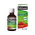 Robitussin Adult Cough and Chest Congestion DM liquid in 8oz bottle, non-drowsy formula, shown in clear bottle with label.