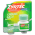 Zyrtec Allergy Relief 10mg liquid gel capsules in a blister pack, OTC allergy medication by Farmacias Savia.