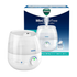 Farmacias Savia Vicks Mini Filter-Free Cool Mist Humidifier with 0.5-gallon tank, compact design, and mist outlet in white.