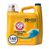 Arm & Hammer Clean Burst liquid laundry detergent 140 fl oz bottle with bright label and cap, designed for fresh laundry cleaning.