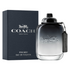 Coach Man Eau de Toilette perfume bottle, 3.4oz, with sleek design and label, displayed on a neutral background.