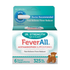 FeverAll Acetaminophen Jr. Suppositories 325mg box showing six rectal suppositories for children.