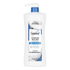 Suave Advanced Healing Body Lotion with Ceramides in a 28 oz bottle, showing a white lotion and pump dispenser.
