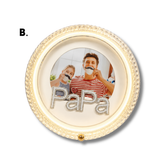 Set de regalo para hombre "Marco para papá con luz" de Farmacias Savia, con marco decorativo y luz LED.