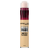 Maybelline Instant Age Rewind Eraser Dark Circles Concealer tube showing applicator and packaging, for brightening under-eye area.