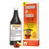 Farmacias Savia Scott Cod Liver Oil Emulsion with Strawberry Banana flavor in 6.5oz bottle, showing the colorful product packaging.