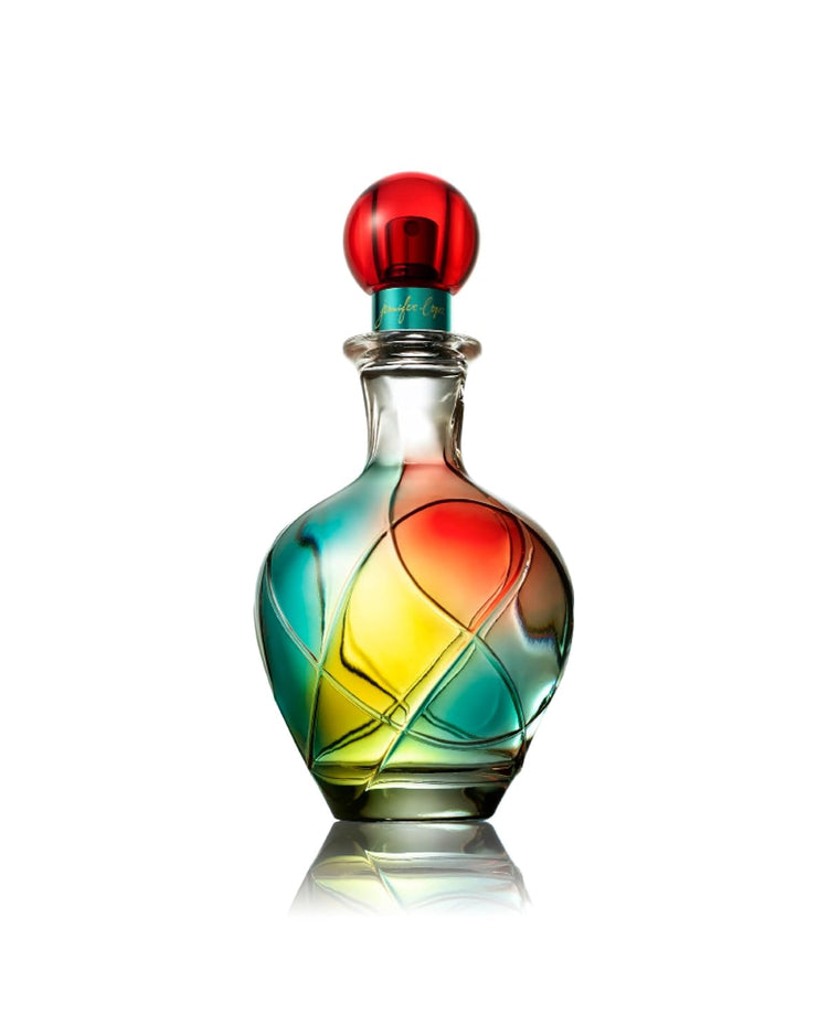 Jennifer Lopez Live Luxe Eau de Parfum women’s perfume bottle, 3.4oz, with elegant design and floral accents.